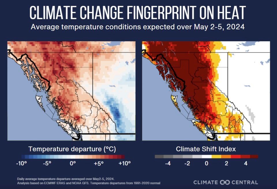 Really not good. 🔥'Exceptional climate change event' could drive B.C. fire weather this week. “We are heading into a warming, drying trend,” she said. “We are going into it with increased drought. The fuels are going to become drier, more susceptible to ignition.” #bcpoli…