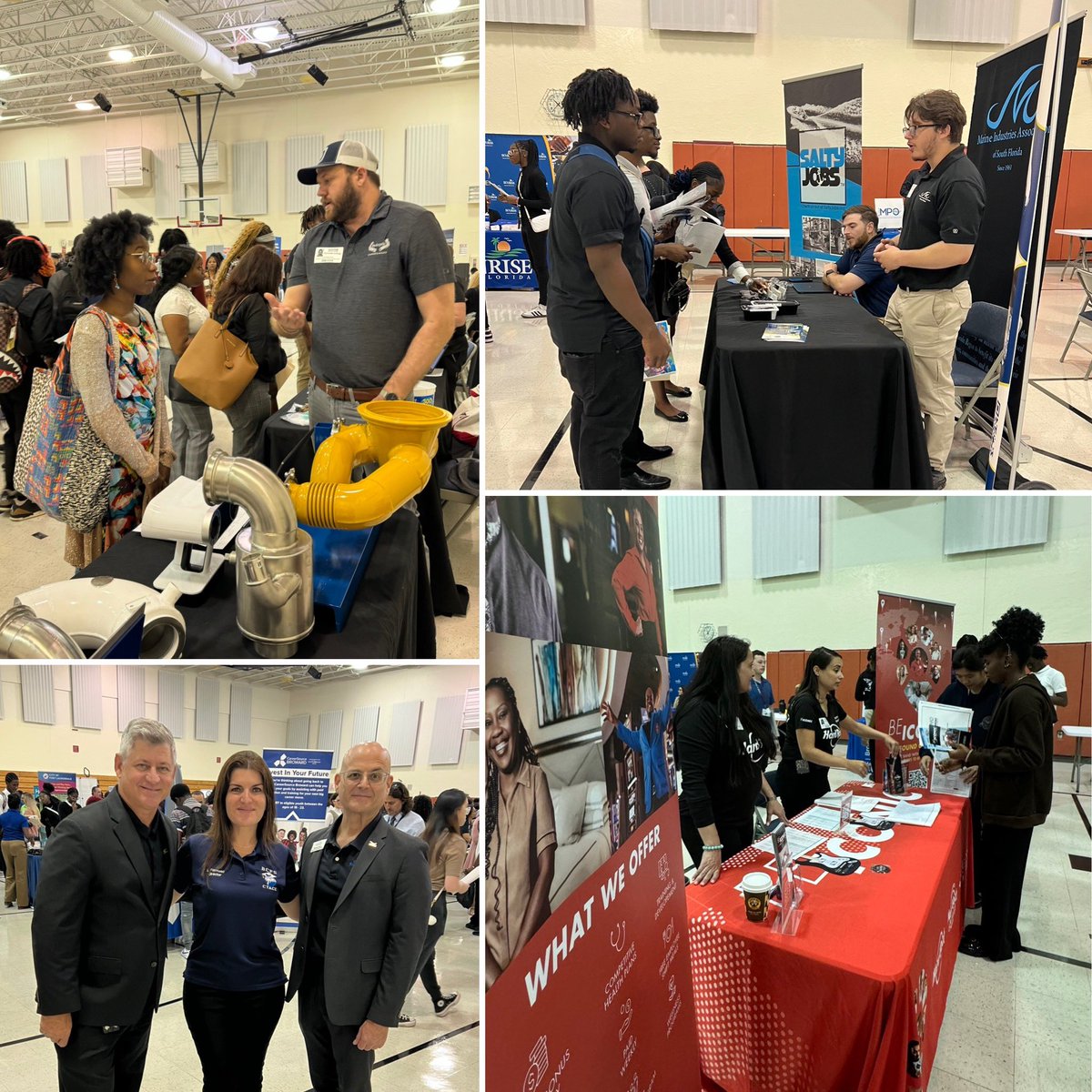Many “Next Moves” were made today! My Next Move encouraged high school seniors to explore career pathways by interacting with local agencies & businesses. Thanks to our partnership with the @GFLAlliance, students, motivational speakers & explore job & internship opportunities!