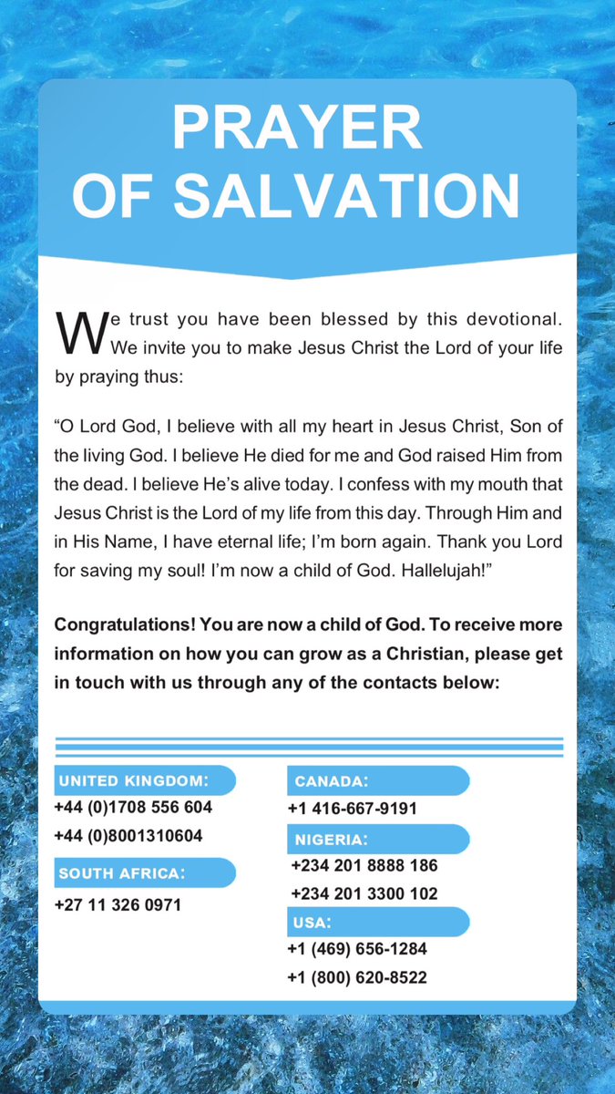 3rd of May, 2024- You Are The Church
#Prayer #RhapsodyOfRealities #Christian #DailyDevotional #ROR #PastorChris #May #NewMonth #Devotional #MonthOfIntercession #YearOfRedemption  #NewMonth #May2024  #MessengerAngel #NewMonthGoals #Communion