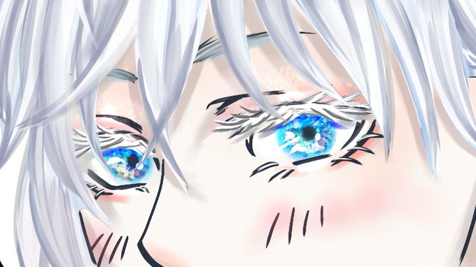 「eyelashes male focus」 illustration images(Latest)