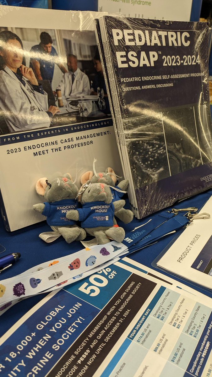 We are here at #PedsEndo2024! Visit booth #200 and to hear about our 50% off membership offer and learn how we can support your career whether it be through continued education, publishing, or annual meeting discounts: bit.ly/2r77eJN @PedsEndoSociety