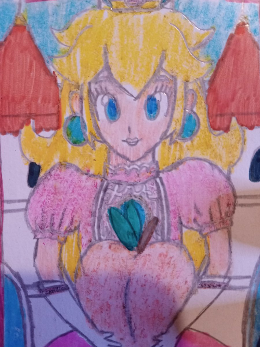 Hoy les presento a la princesa más hermosa del pueblo champiñón con todos ustedes le presento a la princesa peach

#videogame #nintendo #supersmashbros #smashbrosultimate #princesspeach #peach #supermario #card #fanart #drawing #dream #fantasy #love
