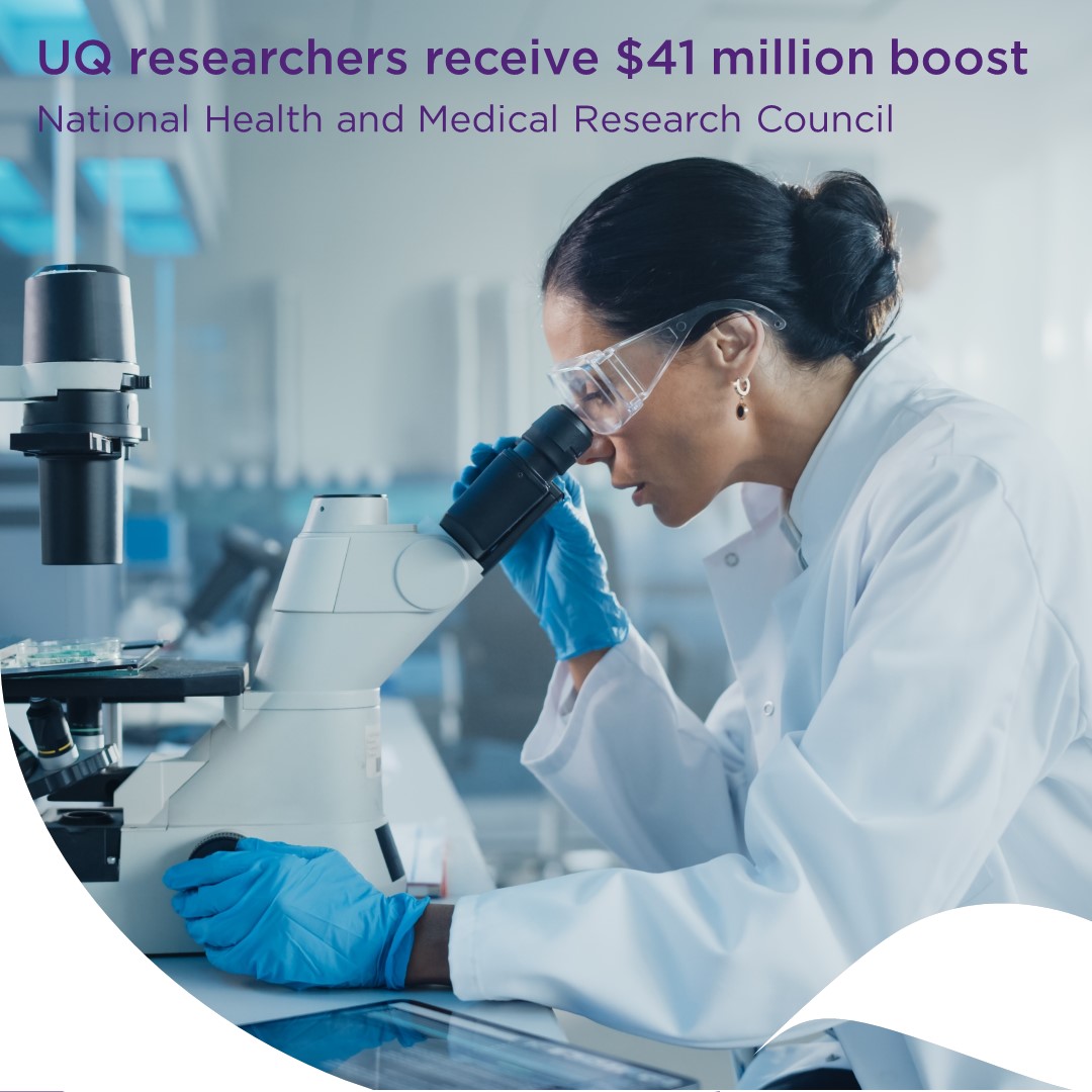 👏24 #UQ researchers have been awarded more than $41M through the <a href="/nhmrc/">NHMRC</a> Investigator Grants to address health challenges, from the development of pain killers using venom, to improving patient outcomes for ovarian, endometrial and thyroid cancers.

➡️ brnw.ch/21wJpWY