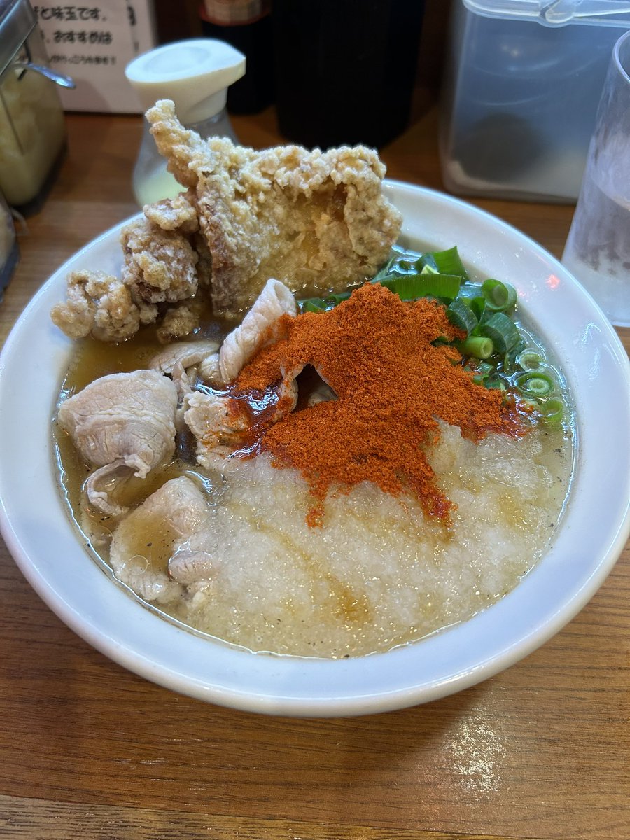 今年初の冷やおろし
#ラーメン好きな人と繋がりたい