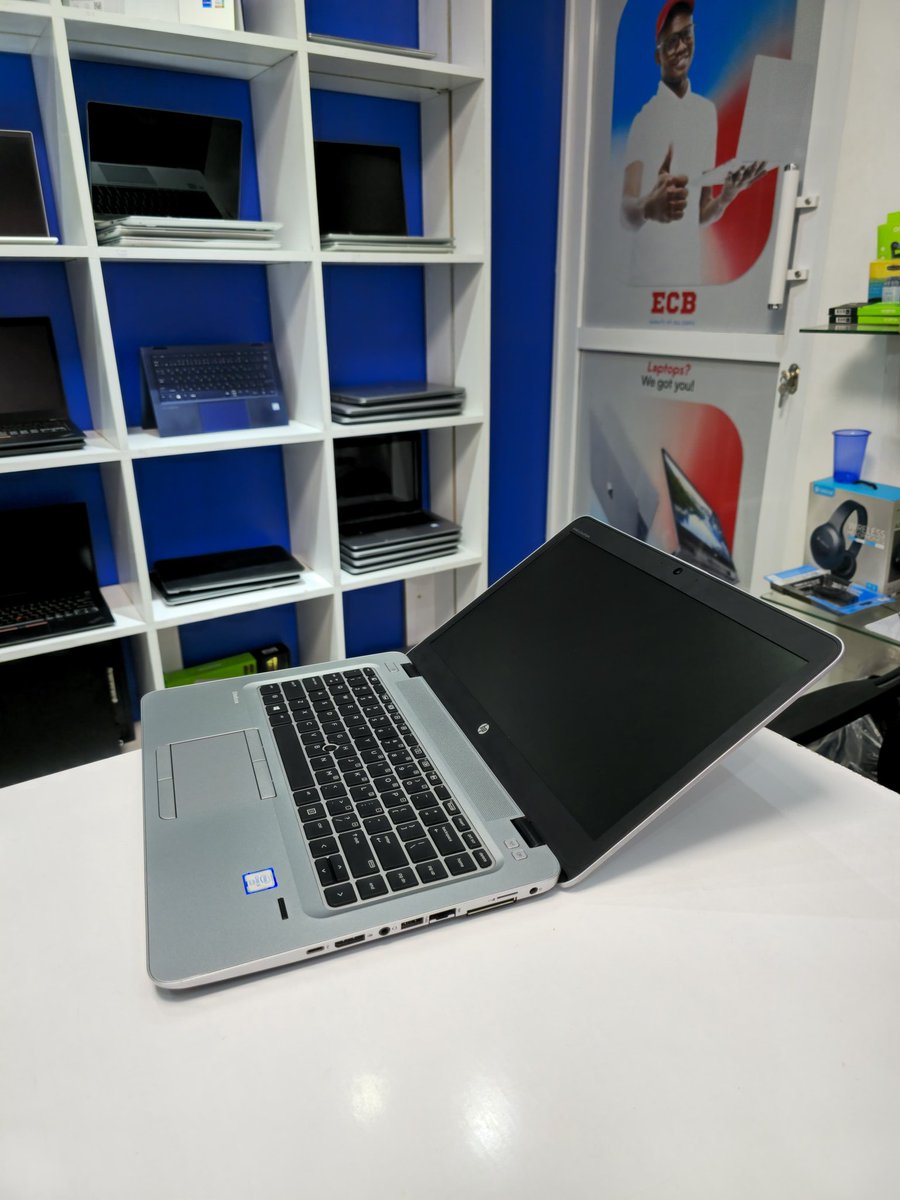 Hp Elitebook 840 g3 
6th gen In stock.

It's features are as follows:
🔹Processor Intel core i5 
🔹Base Speed 2.5 ghz 
🔹Storage 8gb Ram/256gb ssd 
🔹Size 14 inches 
🔹With windows 10 pro/office 
🔹Price ksh 28,000
📞0717040531
Location: Iconic Business plaza 3rd floor Room T12…