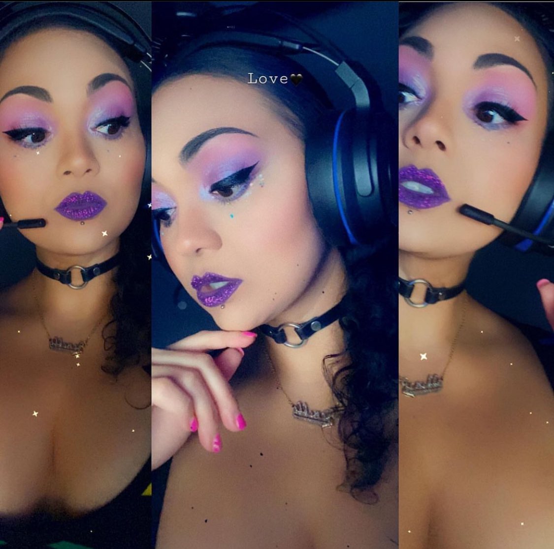 Can’t wait to do makeup like this again for stream 

#makeuplooks

Fairy goth vibes 😍