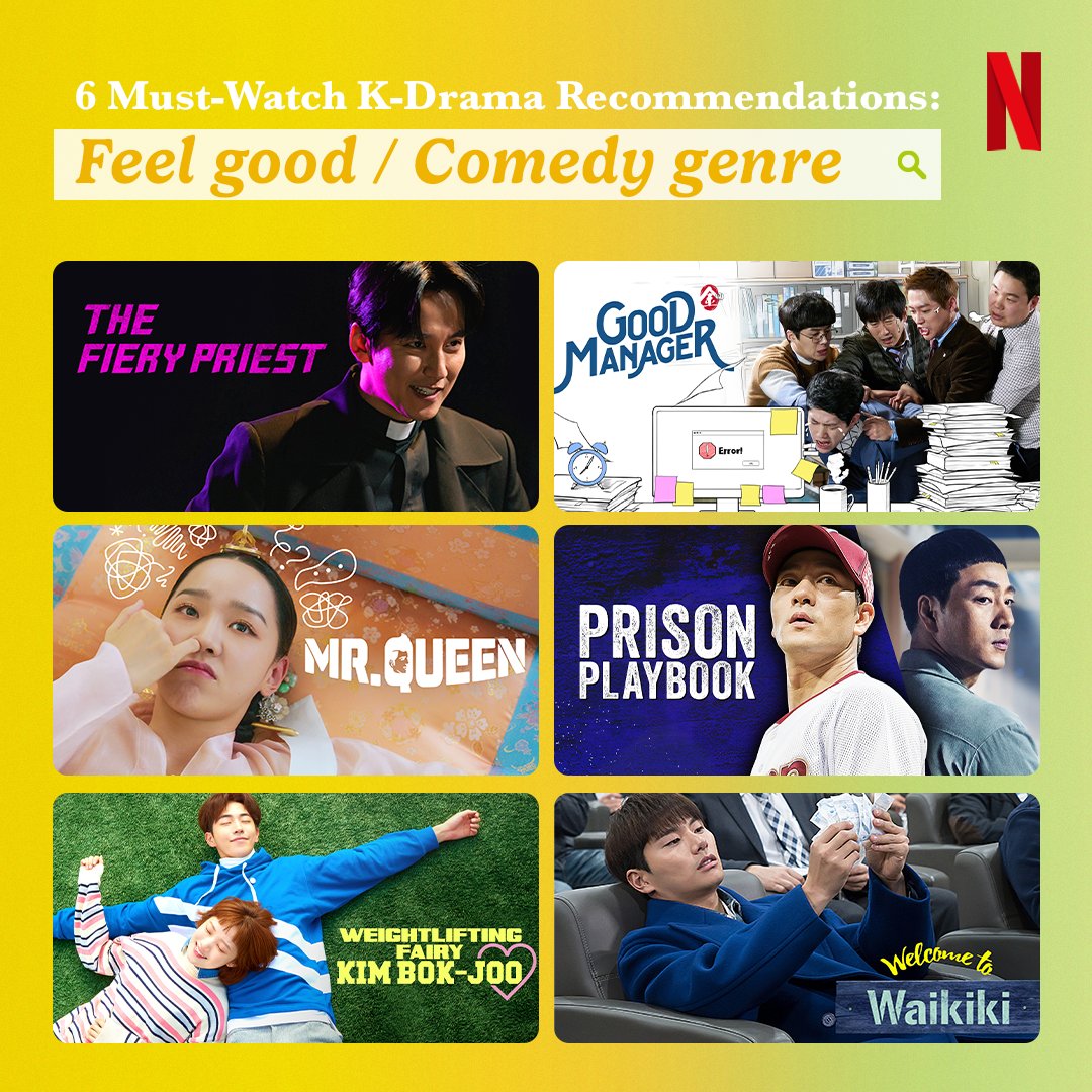 don’t know about you, but my tear ducts need a break

🎬 #TheFieryPriest 
🎬 #GoodManager 
🎬 #MrQueen 
🎬 #PrisonPlaybook 
🎬 #WeighliftingFairyKimBokjoo
🎬 #WelcometoWaikiki 

#comedy #comedyrecs #Netflix