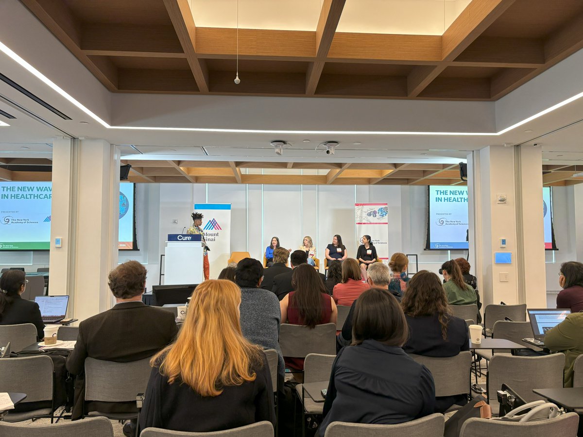 Enjoyed the #diversity panel at #newwaveAIhealth @ #Cure Sponsored by @NYASciences and @IcahnMountSinai #lifescienceindustry #AI diverse data is more useful data