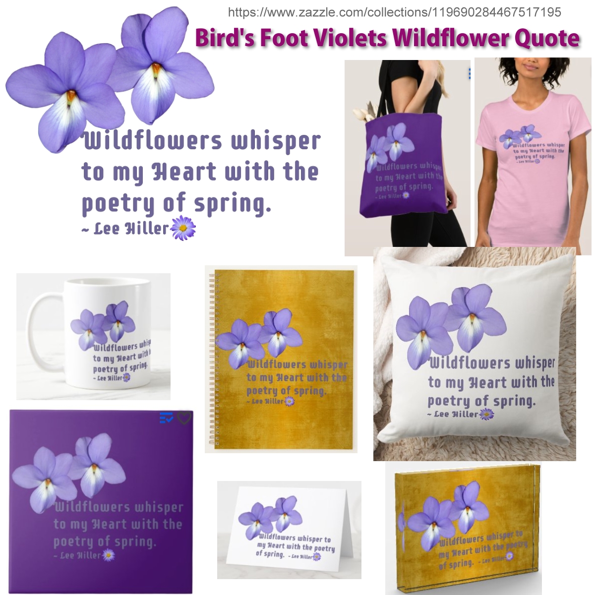 🌱🪻💜🪻🌱 Bird's Foot #Violets #wildflowers zazzle.com/collections/11… #quoteoftheday #photography #PhotographyIsArt #poetry #MothersDay #quotes #gifts #giftideas #tshirts #totebag #mug #pillow #notebook #tile #greetingcards