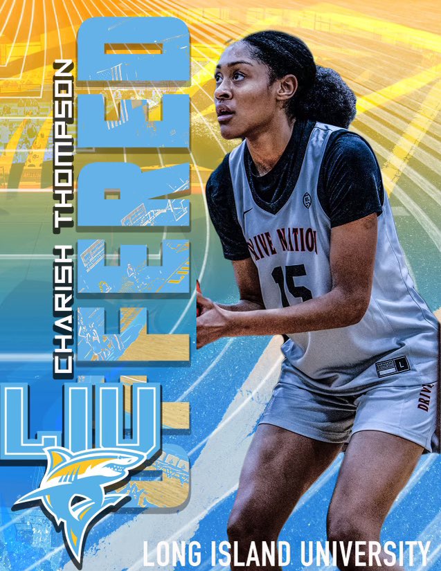 After a great conversation with @Chris_LIU_Dunn I am blessed to receive an offer from Long Island Iniversity! @SharksWBB @CoachHaynesLIU