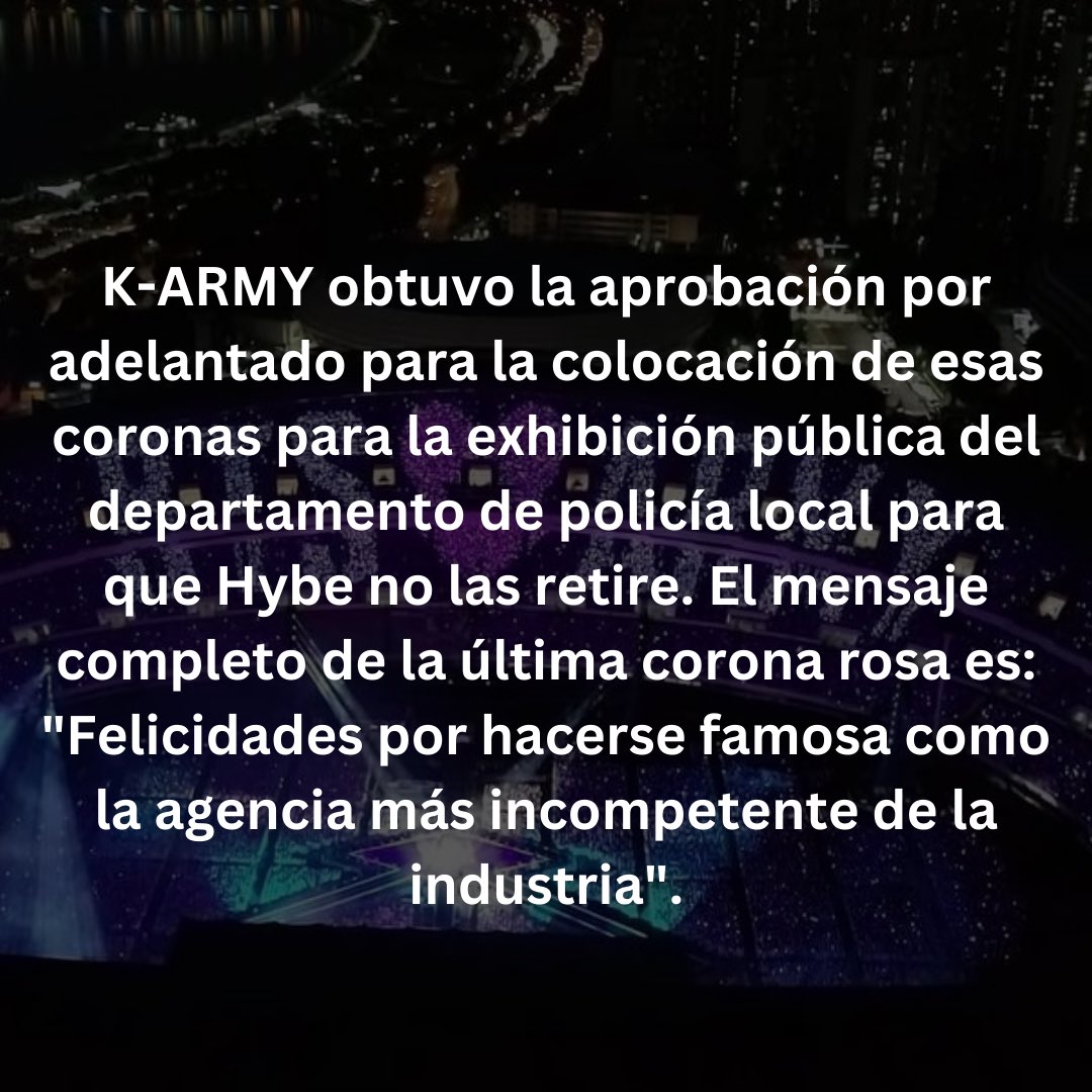 BTS__CL's tweet image. [📌|02.05.24] #KARMY envía coronas de flores típicamente utilizada en funerales en forma de protesta en contra de #HYBE

¿Qué opinan sobre los puntos expuestos por #ARMY?

©️forest_lover/jiniya1204