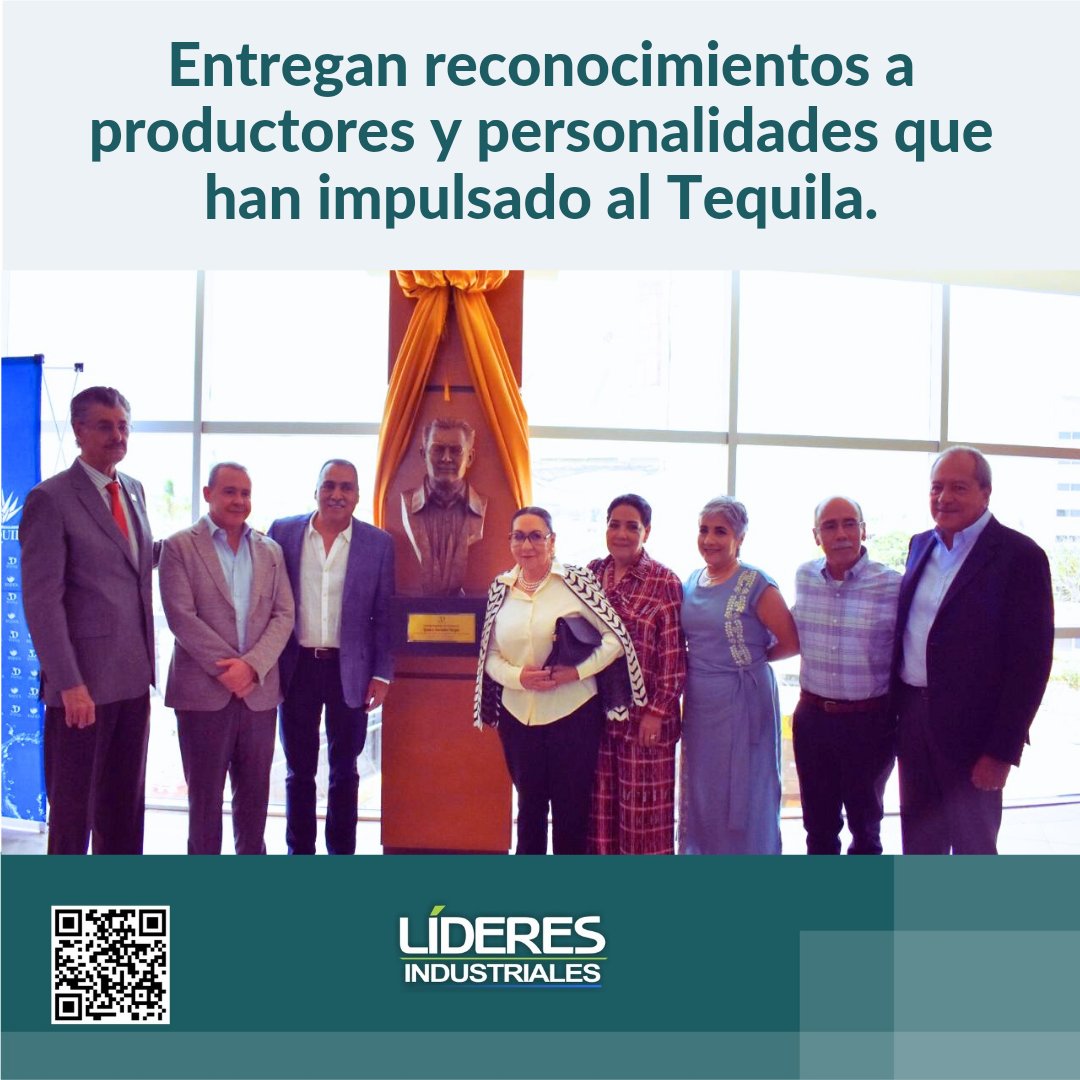 Entregan reconocimientos a productores y personalidades que han impulsado al Tequila Leer nota completa en: ↙️↙️↙️ lideresindustriales.com/entregan-recon…