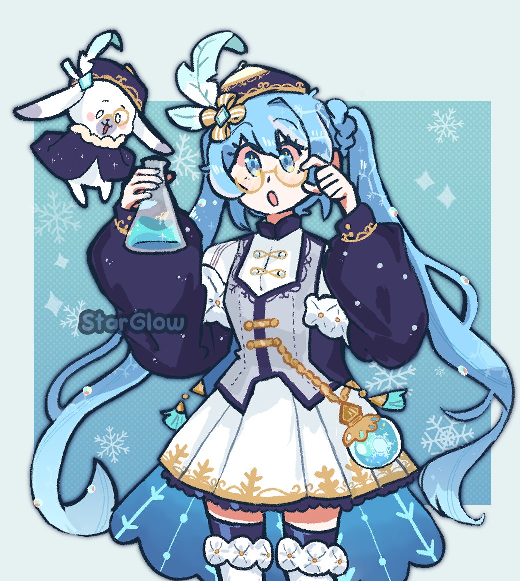 初音ミク 「Commission for @/Sunny_Lia_」|StarGlow🌻@ LAYTON IS BACK☕のイラスト