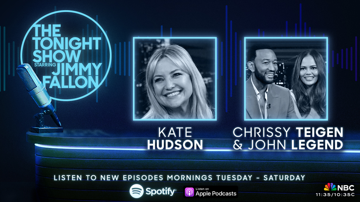 The Tonight Show is now available as a podcast! Listen to new episodes Tuesday-Saturday mornings on @spotifypodcasts or wherever you get your podcasts! 🎙️ #FallonTonight 

Listen Now:
spoti.fi/3UivNgH