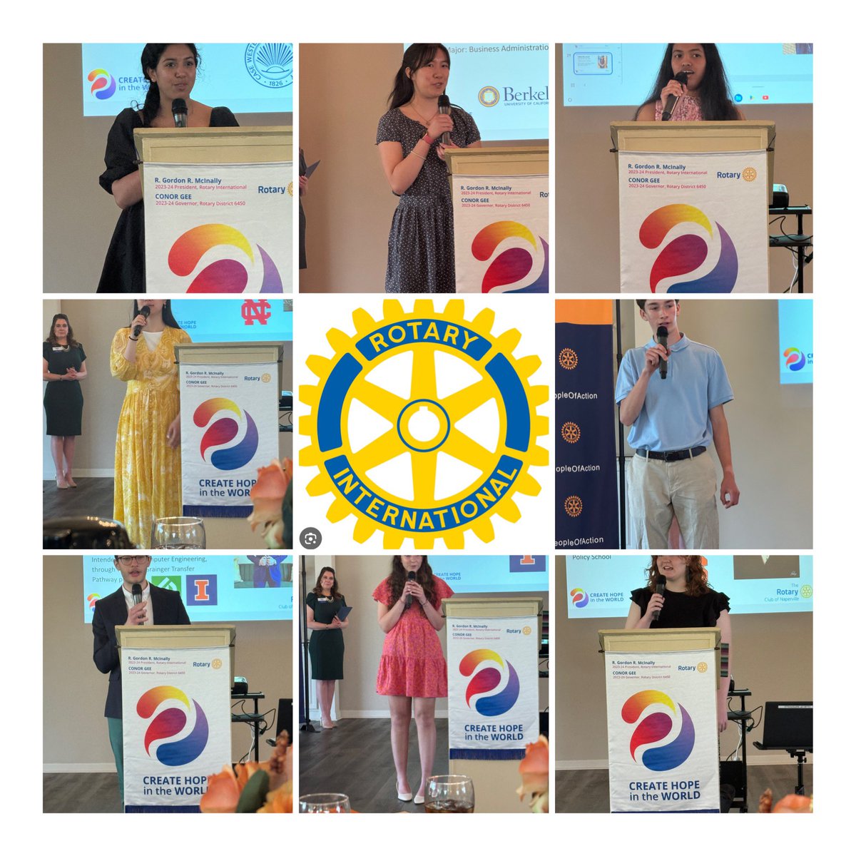 Congrats to these amazing @NNHSposey and @NCHSOFFICIAL students who were awarded scholarships from @NaperNoonRotary - each had an amazing story and amazing road ahead! Good luck - all of @Naperville203 is in your corner!!