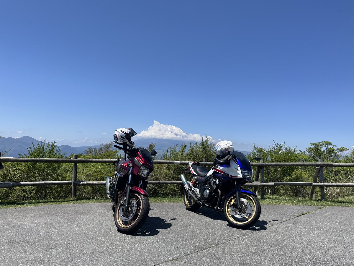 三国峠富士山は生クリームがのっかってる？😁