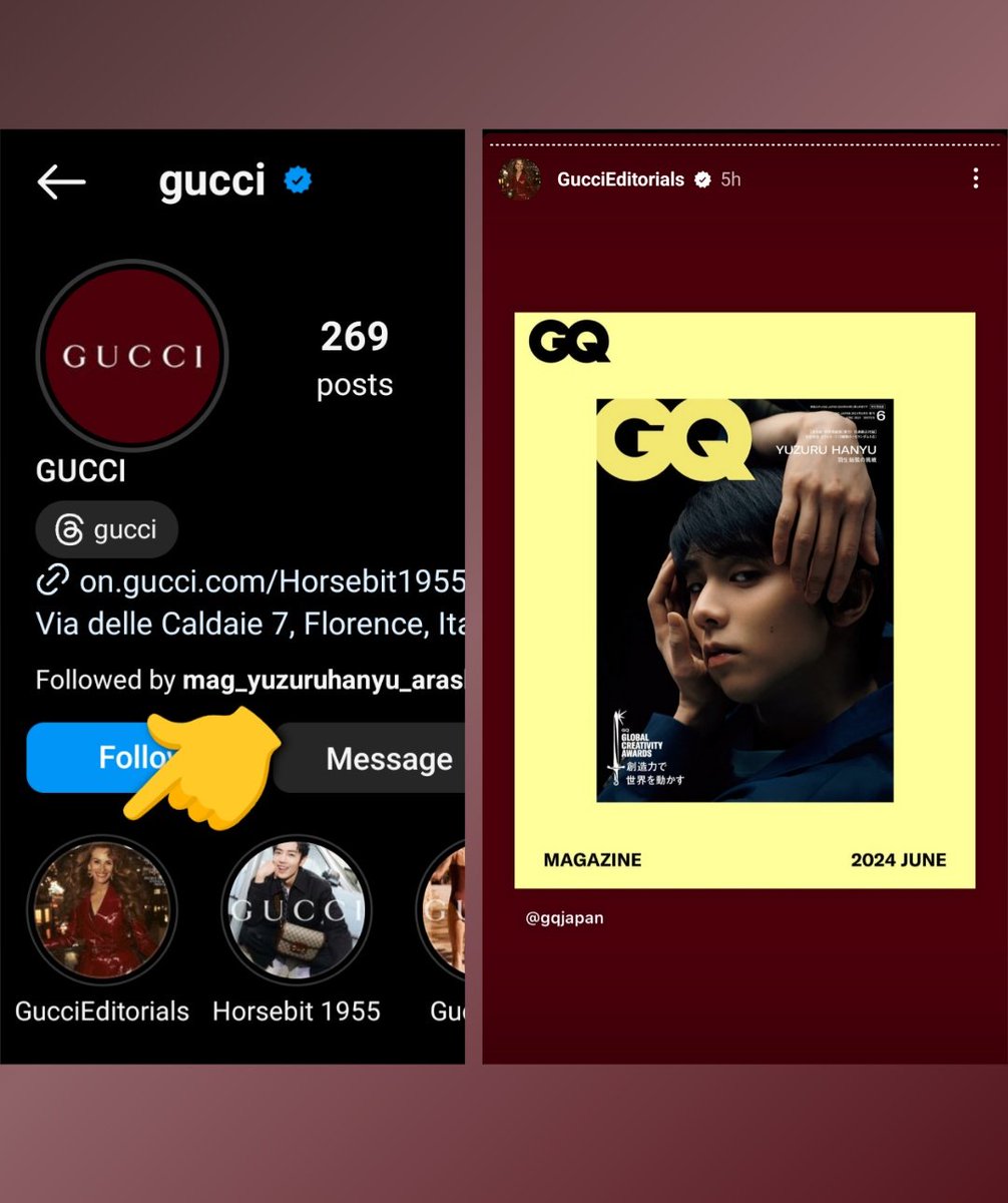 Fanyus on Instagram, have you paid your respects to The House of Gucci? 
Send a ❤️ to Yuzu's cover under Gucci Editorials
#HANYUYUZURU #羽生結弦
#YuzuruHanyu𓃵
#GQJAPAN