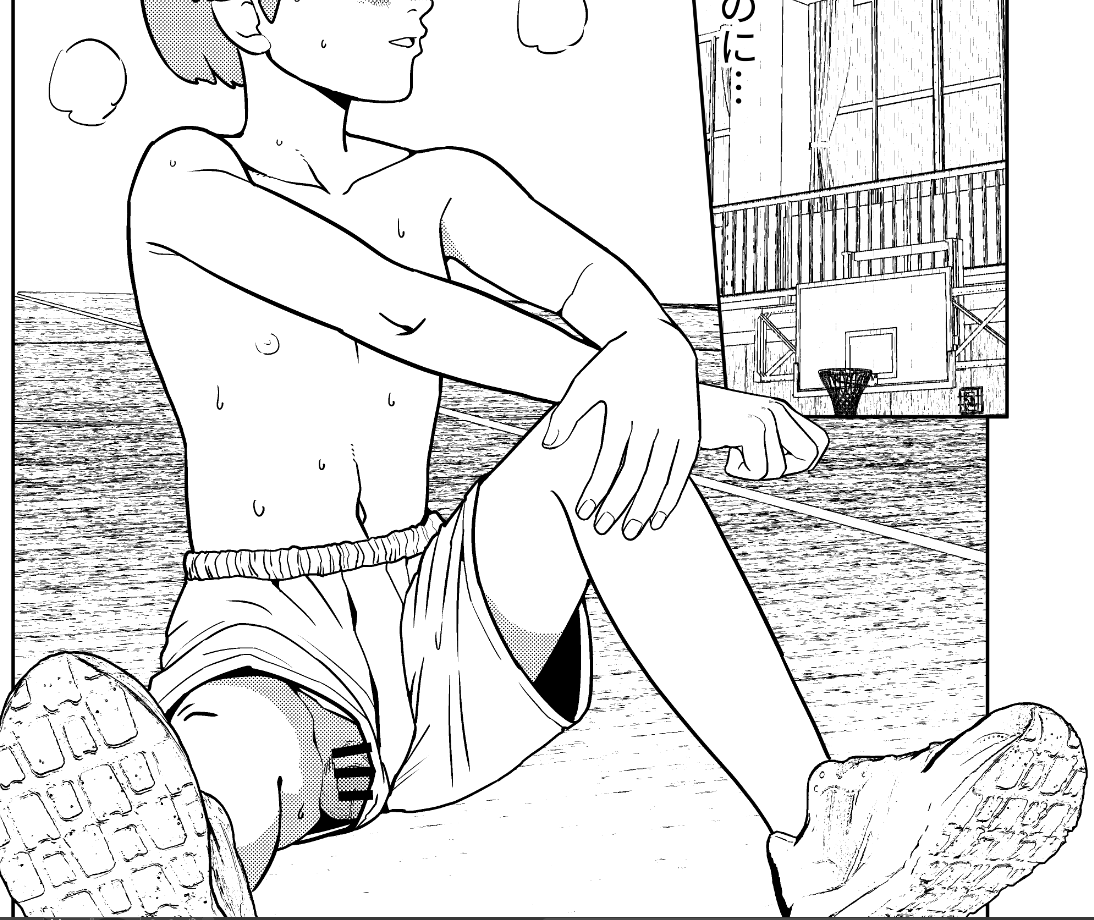 「おらホモじゃねーけど友達のハミチン見たらなんか不思議な気持ちになってきたぞ!」っていうストーリーです。
男の子同士の漫画描くの初めてだったので、意気込んでたんですけど、スケジュール管理でやらかしてネームから仕上げまで3日で描くことになってしまった漫画でした。ちょい雑だけど許してね