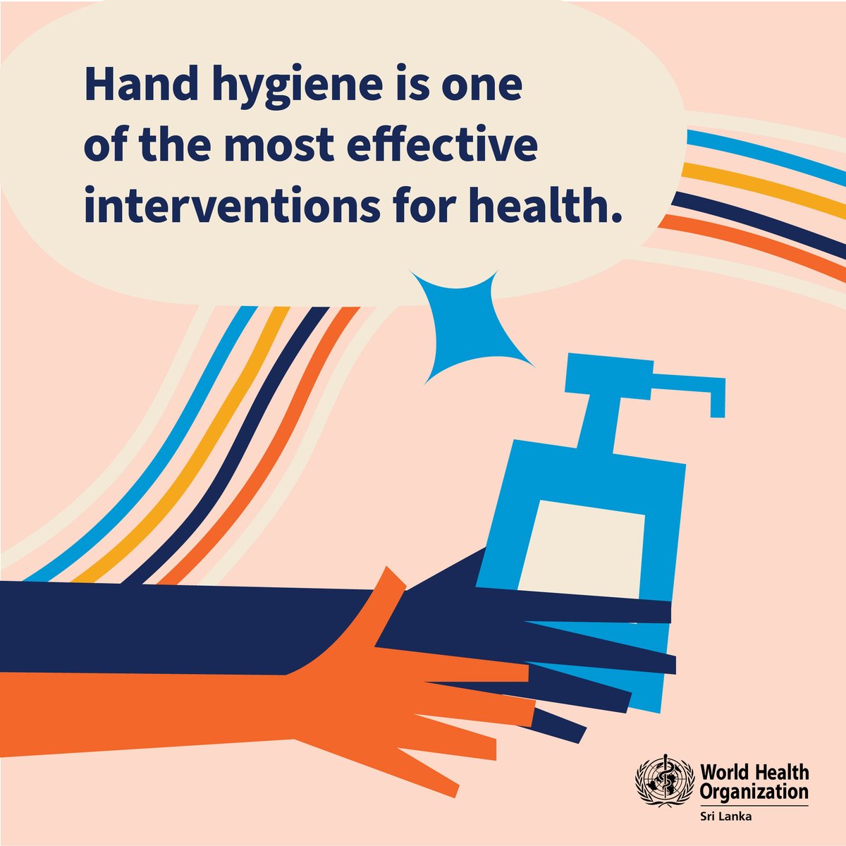 On #WorldHandHygieneDay, let's remember clean hands save lives! Sharing knowledge about hand hygiene is crucial for preventing the spread of germs, especially in healthcare settings. Let's prioritize hand hygiene for a healthier world! #SaveLivesCleanHands #WHOSEARO @MoH_SriLanka