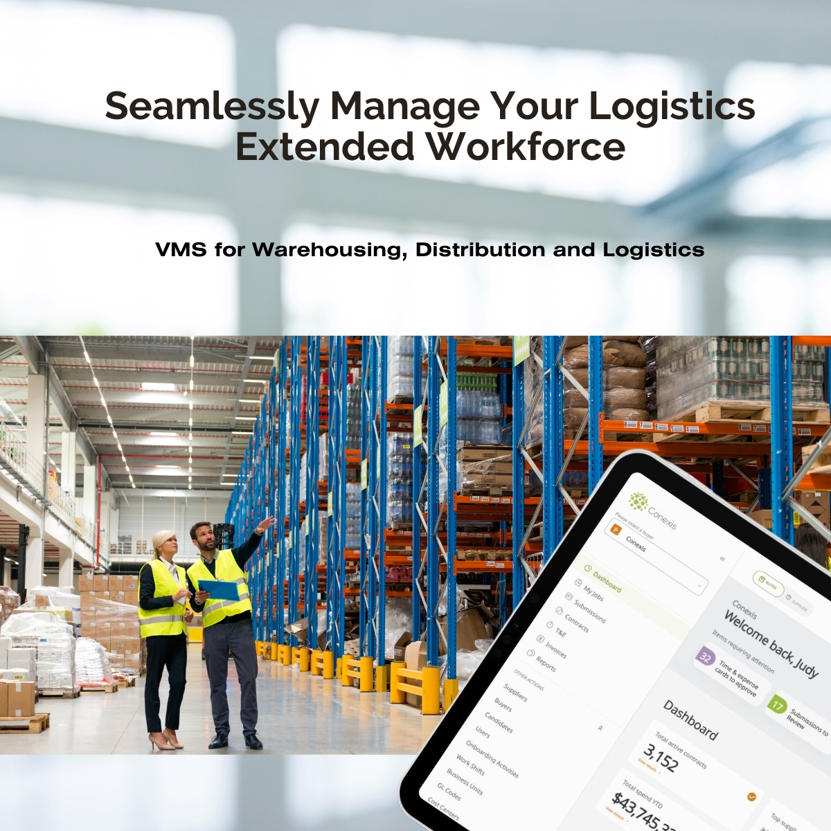 Tired of dealing with no shows and high turnover in your logistics operations? Conexis offers the visibility and control you need over your extended workforce, reducing no shows and turnover by over 50% #LogisticsSolutions #Warehousing 
Find out more ⤵️
hubs.ly/Q02v6L8d0