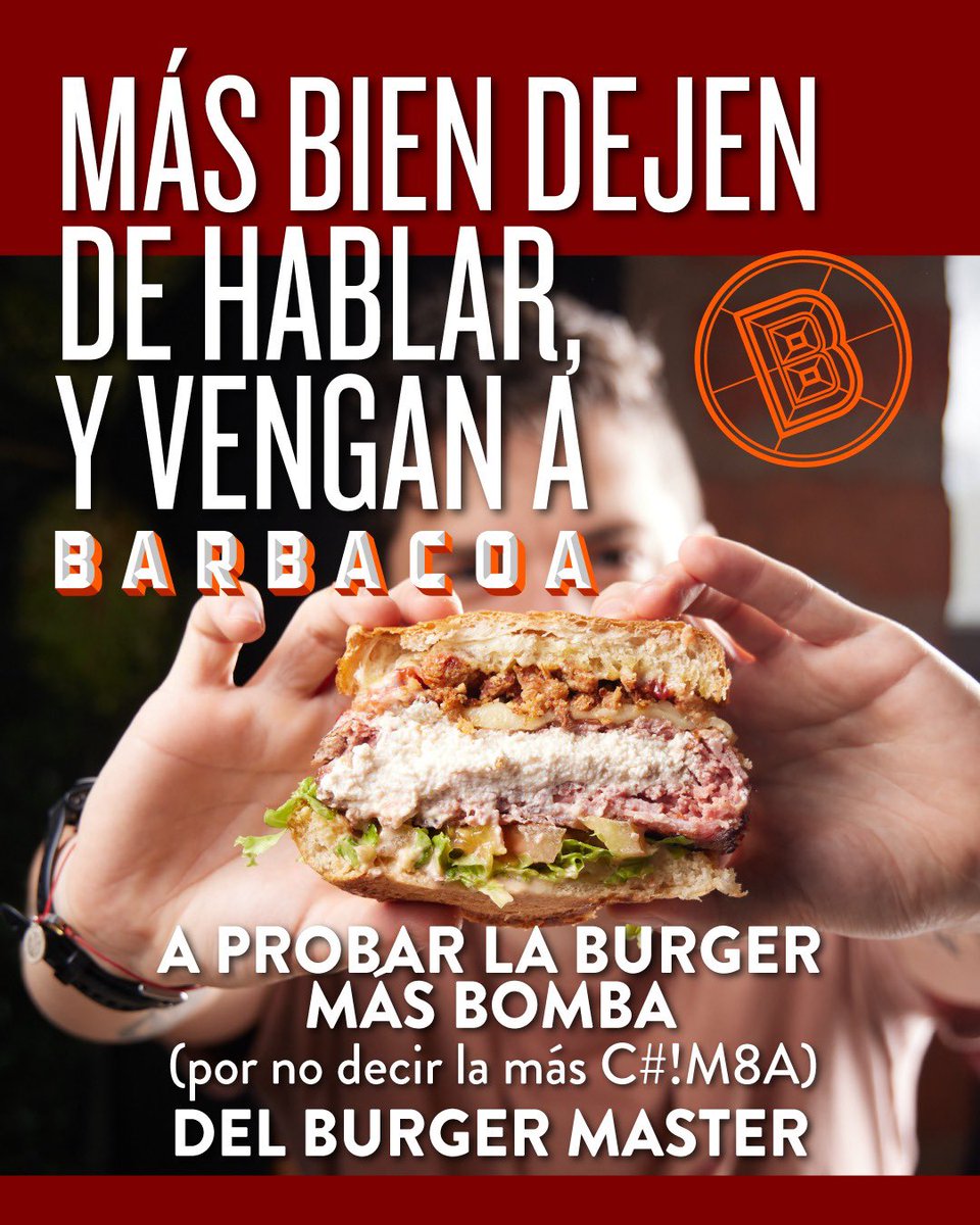 barbacoaOficial's tweet photo. No es lo mismo mirar que morder, venga a Barbacoa y déjese sorprender.
@burgermasterco 
@tuliorecomienda 
@barbacoaOficial https://t.co/Tioq3Ryig1