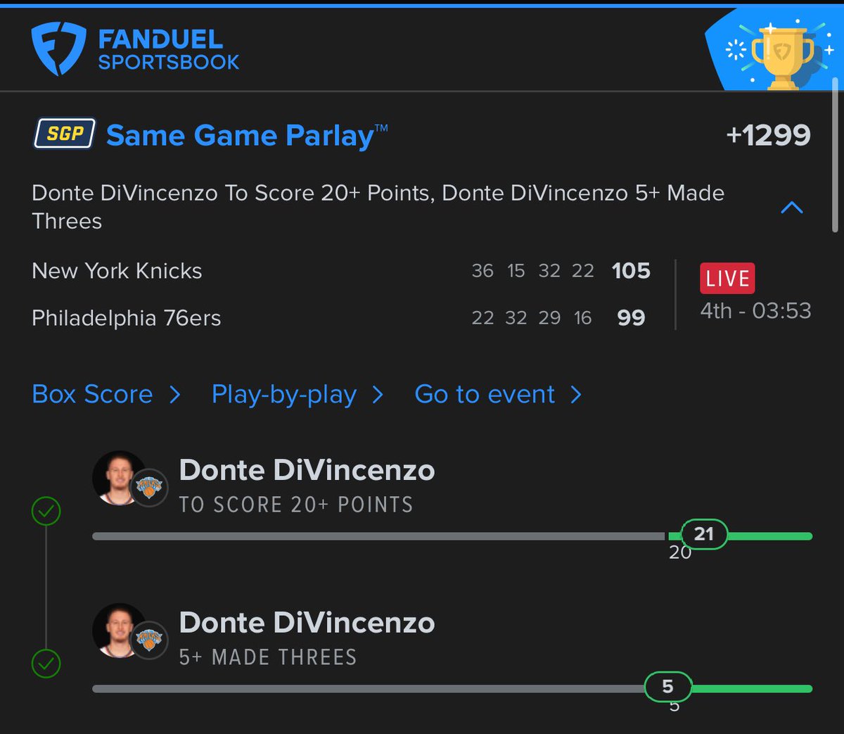 Cash it!! DiVincenzo on a throwback Villanova Thursday +1299 💥💥 #NBAprops