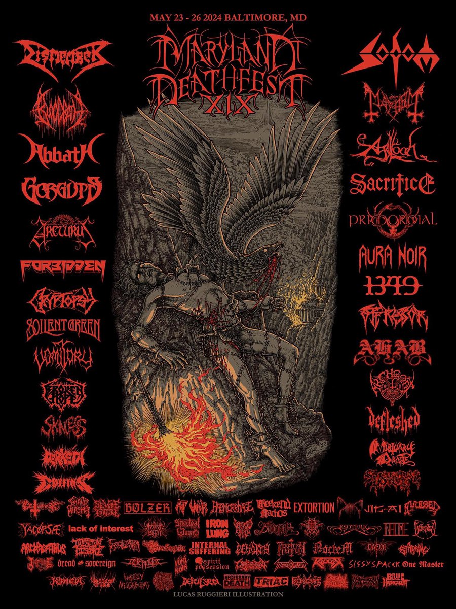 TWO WEEKS from TONIGHT!!! BROKEN HOPE returns to MARYLAND DEATHFEST & plays SOUNDSTAGE at MDF XIX on THURSDAY, MAY 23! TICKETS: eventbrite.com/e/maryland-dea… MDF Daily Lineup: deathfests.com/lineup/ MDF Set Times: deathfests.com/set-times/ @mddeathfest #BrokenHope #MarylandDeathfest
