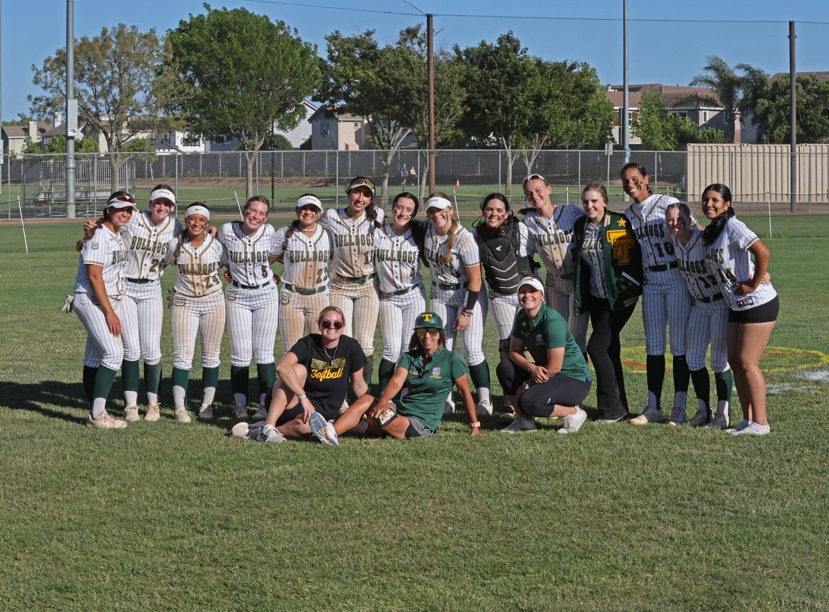 Tracy High Softball concluded their regular season with an 18-4 win over West. The Bulldogs were 21-3-1 overall and 13-2 in league play. They now await the release of the playoff brackets with a likely home game on Tuesday, May 14. Photos at: stujosseyphotography.com/BULLDOG-SOFTBA…