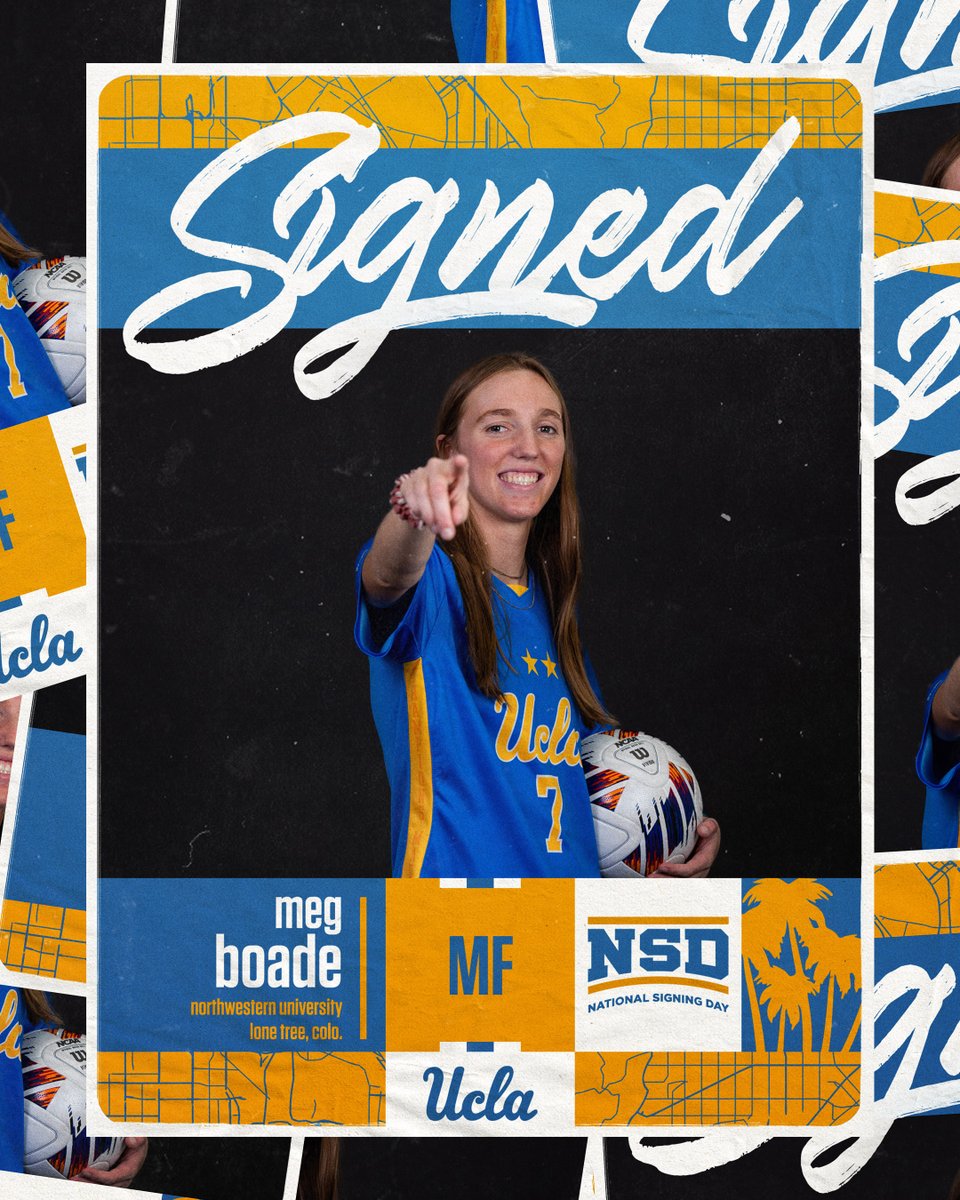 We're thrilled to welcome All-Big Ten midfielder @megboade to the squad as a graduate transfer in 2024! #GoBruins