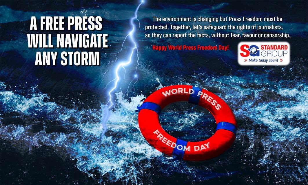 A Free Press Will Navigate Any Storm. Happy #WorldPressFreedomDay #FactsFirst