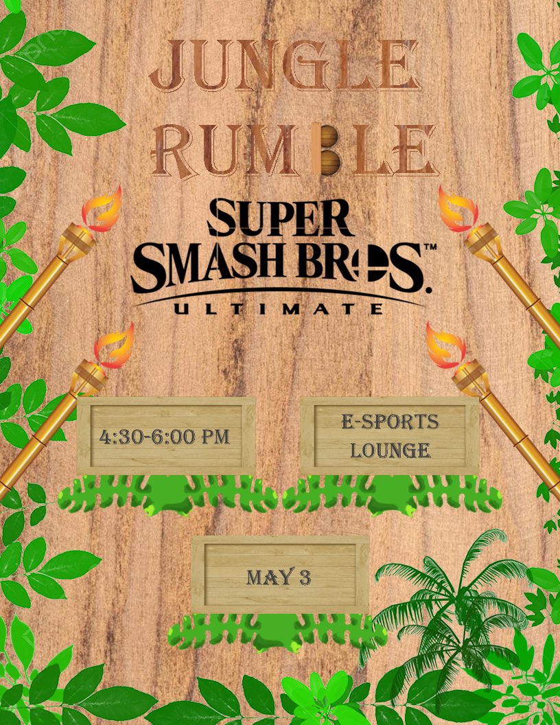 Dutchess_Media's tweet photo. DCC@Nite is under 24 hours away at 4pm tomorrow in Dutchess Hall!!! Join in on the Super Smash Beos tournament ran by the Anime &amp; Gaming club as soon as you get here!! https://t.co/z9XERYDknA