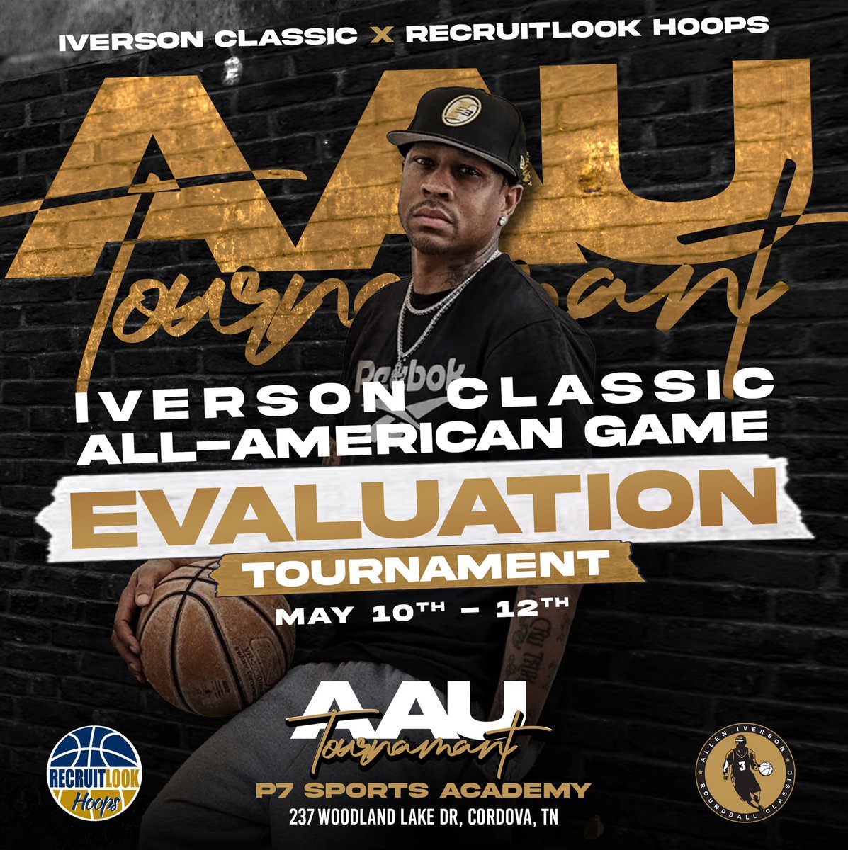 Last Call for the Iverson Classic x RecruitLook Hoops Event in Memphis on May 10-12! Register: recruitlook.com/memphis-showca…