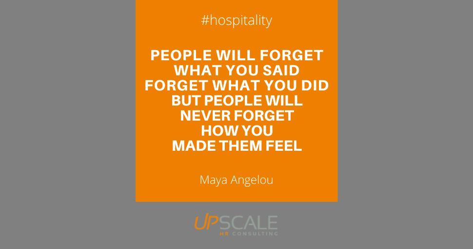 Cette #citationduvendredi, par Maya Angelou, est le parfait reflet de l'importance de l'expérience client. Vos clients oublieront ce que vous avez dit ou fait mais ils se souviendront de ce qu'ils ont ressenti.

#experienceclient #hospitality #mayaangelou #upscalehr