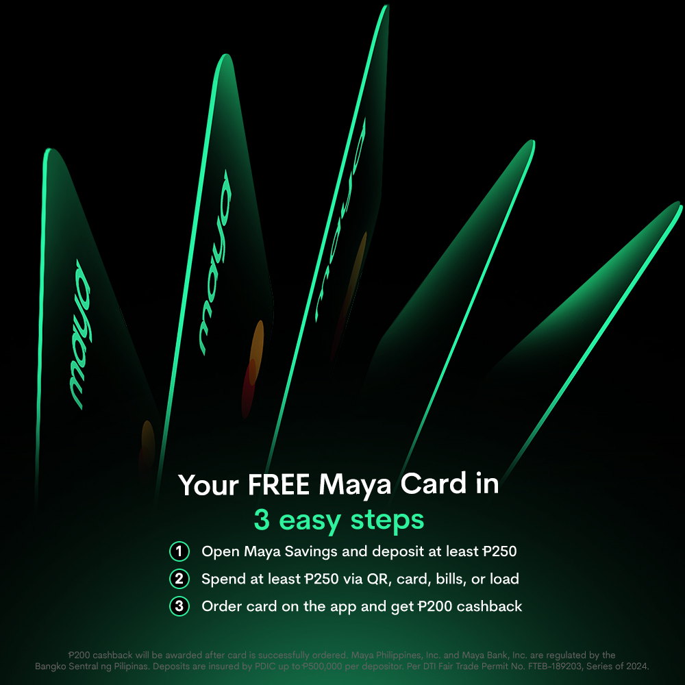 Want to turn the rizz up to 11? Yes you can, just go get your Maya physical card! Learn more at maya.ph/freemayacard.