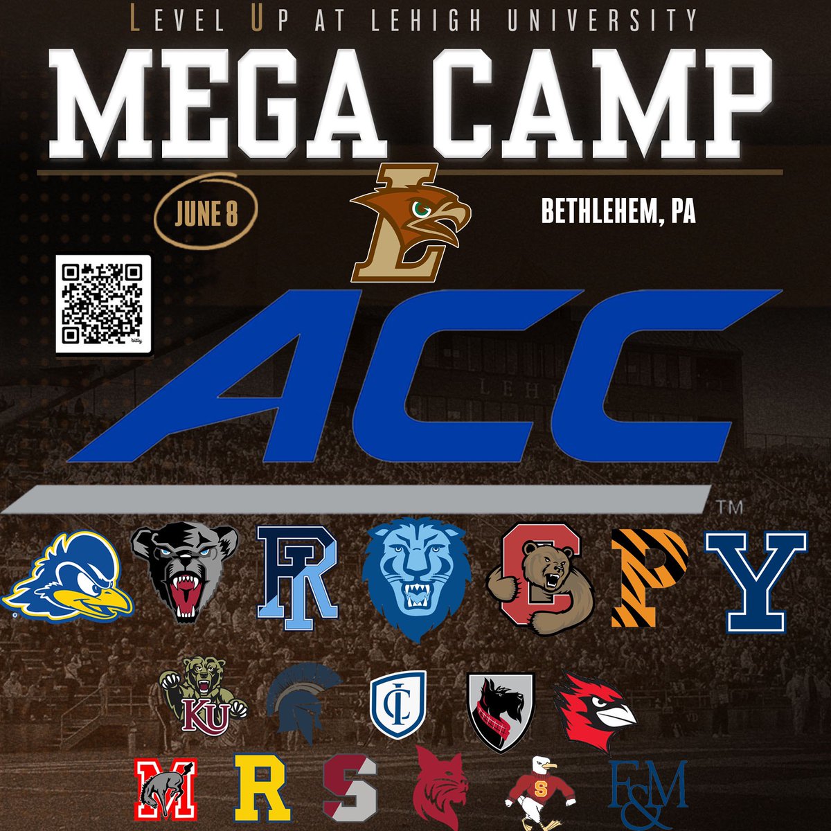 DO NOT MISS YOUR CHANCE TO COMPETE ON THE MOUNTAIN THIS SUMMER !! FBS, FCS, DII, DIII 🏔️ 🏔️ 🏔️ @LehighFootball