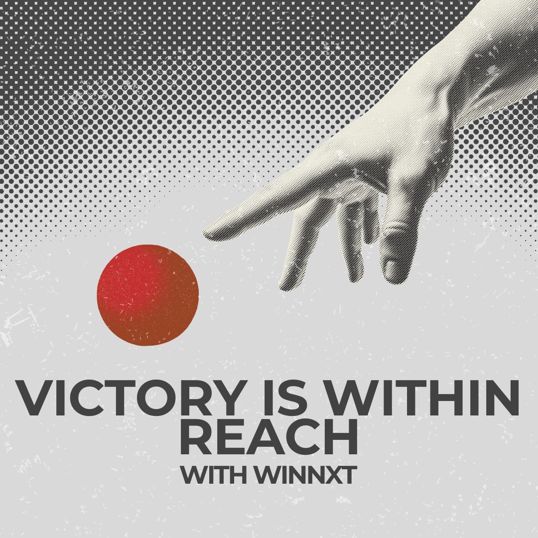 Make sure you reach victory with WINNXT in your corner. DM us for more information about how we can partner with you!