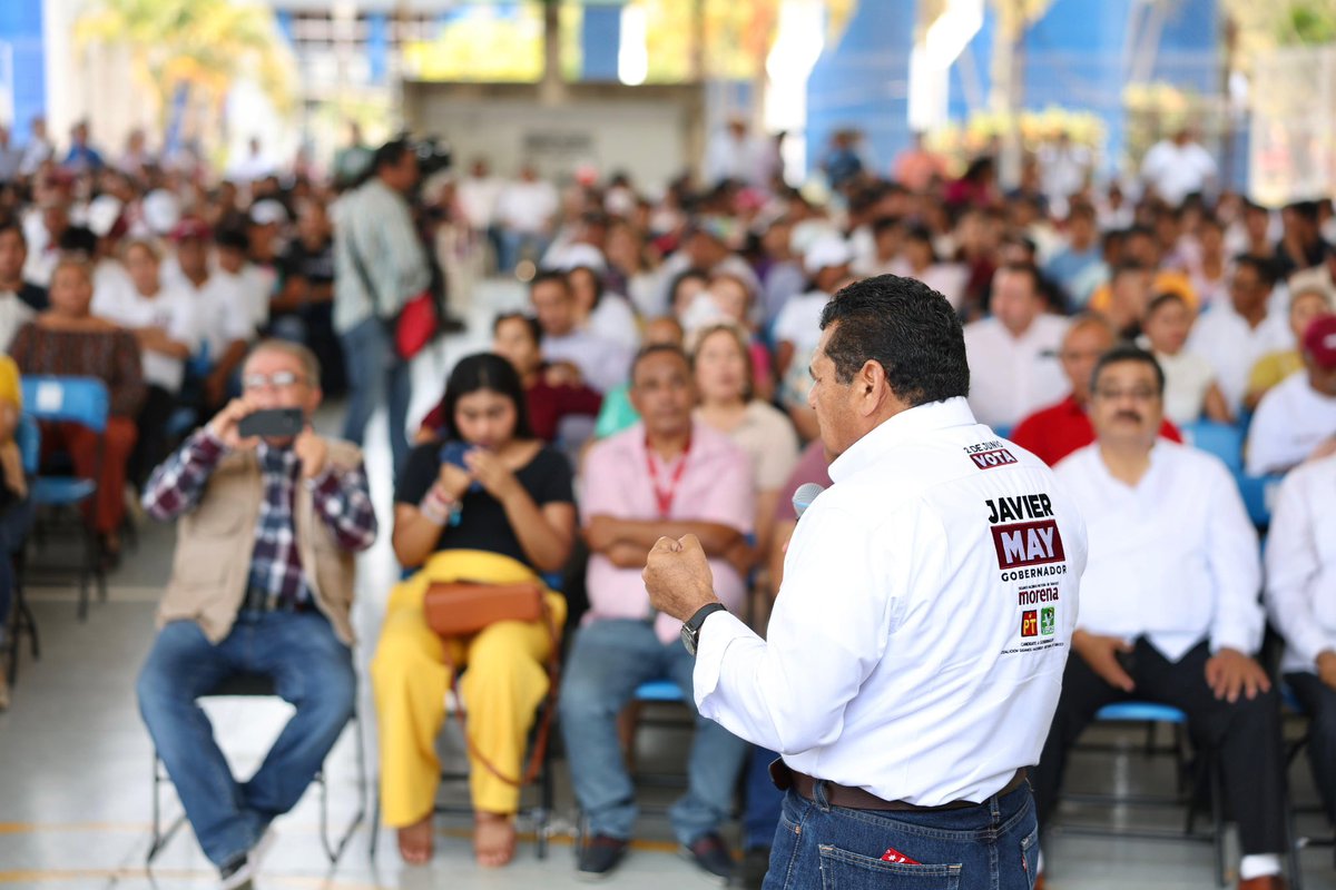 Nos reunimos en La Venta, Huimanguillo, con transportistas, ganaderos, personal educativo y petroleros. No hay sector que no apoye la transformación. Ya falta poco. ¡Vamos a ganar!