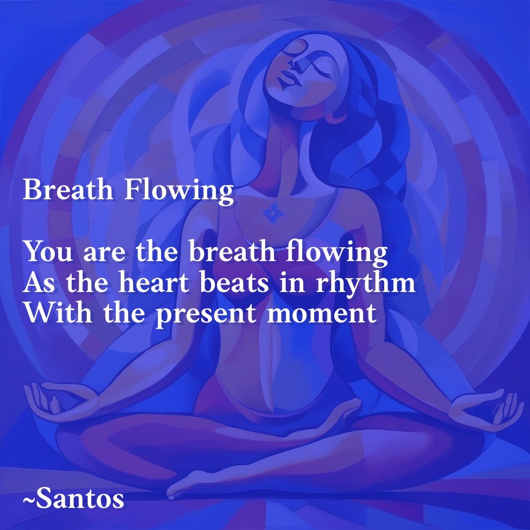 ‘Breath Flowing’ ~ Words Of Santos

Flow with the rhythm of life. 

#flow #justbreathe #presentmoment #nowisallthereis #beherenow #oneness #meditation #livelife #innerpeace #flowlikewater #mindfulness #zen #wordsofsantos