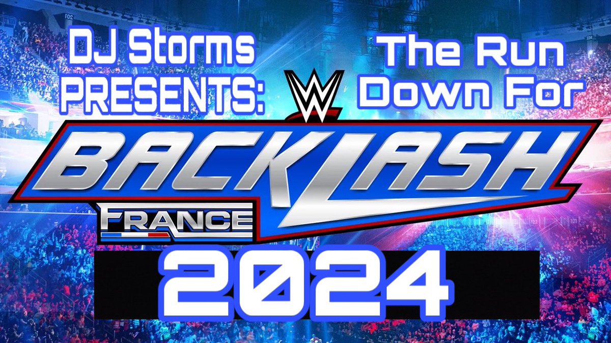 LIKE, RT, & SHARE!!! 

#TheRunDown for #WWEBacklash 2024 is LIVE NOW!!! 

Let’s predict the happenings going down in France this Saturday!!! 

@YouTube: youtube.com/live/WYy1ZTfzR…

@rumblevideo: rumble.com/v4sx3dk-the-ru…

#DJStorms #WWE #Wrestling