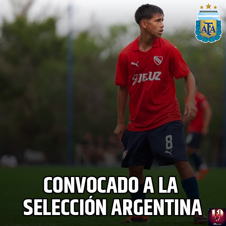 🇦🇷Tiziano Soplan fue reclutado por Diego Placente para entrenar con la Selección Argentina SUB 16.

💪🏿Felicitaciones @TizianoSop91391.

#SelecciónArgentina #AFA #Ezeiza #Argentina #Independiente