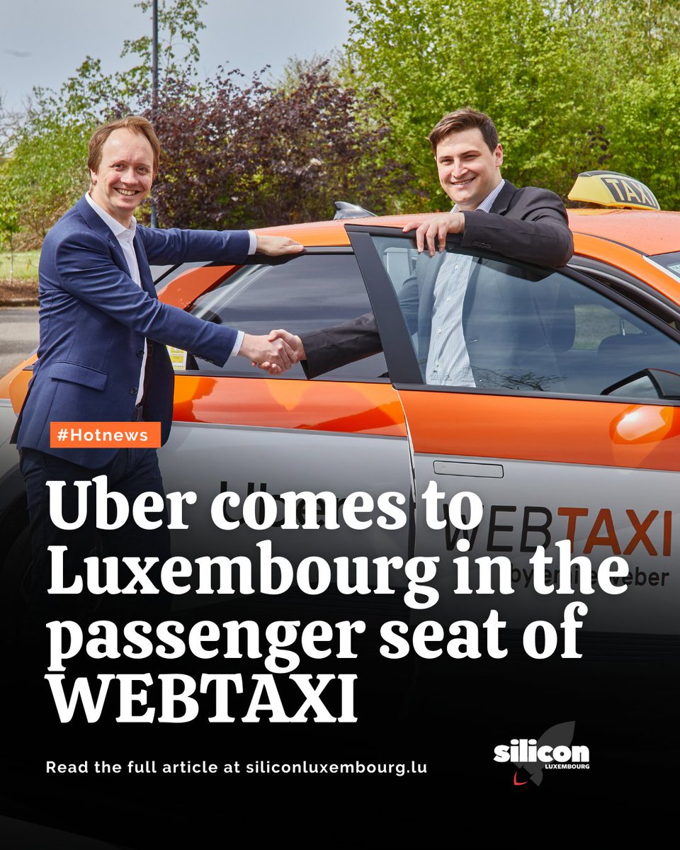#hotnews 💥🚀After years of discussions, @Uber has finally found a way onto the roads of the Grand Duchy by partnering with emile weber’s WEBTAXI 🇱🇺 

📌Read the full article here : siliconluxembourg.lu/uber-comes-to-… 

#siliconluxembourg #uber #emileweber #mobility