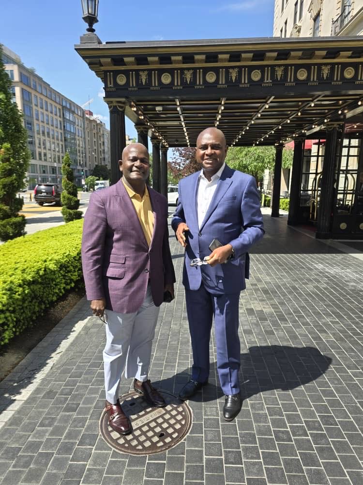 With my friend Carlos dos Santos, former Mozambican Ambassador to the United States and now Executive Chairman of Compass Group Holdings in Mozambique, this afternoon in Washington DC. #InternationalRelations #InternationalBusiness #IntraAfricanInvestments
