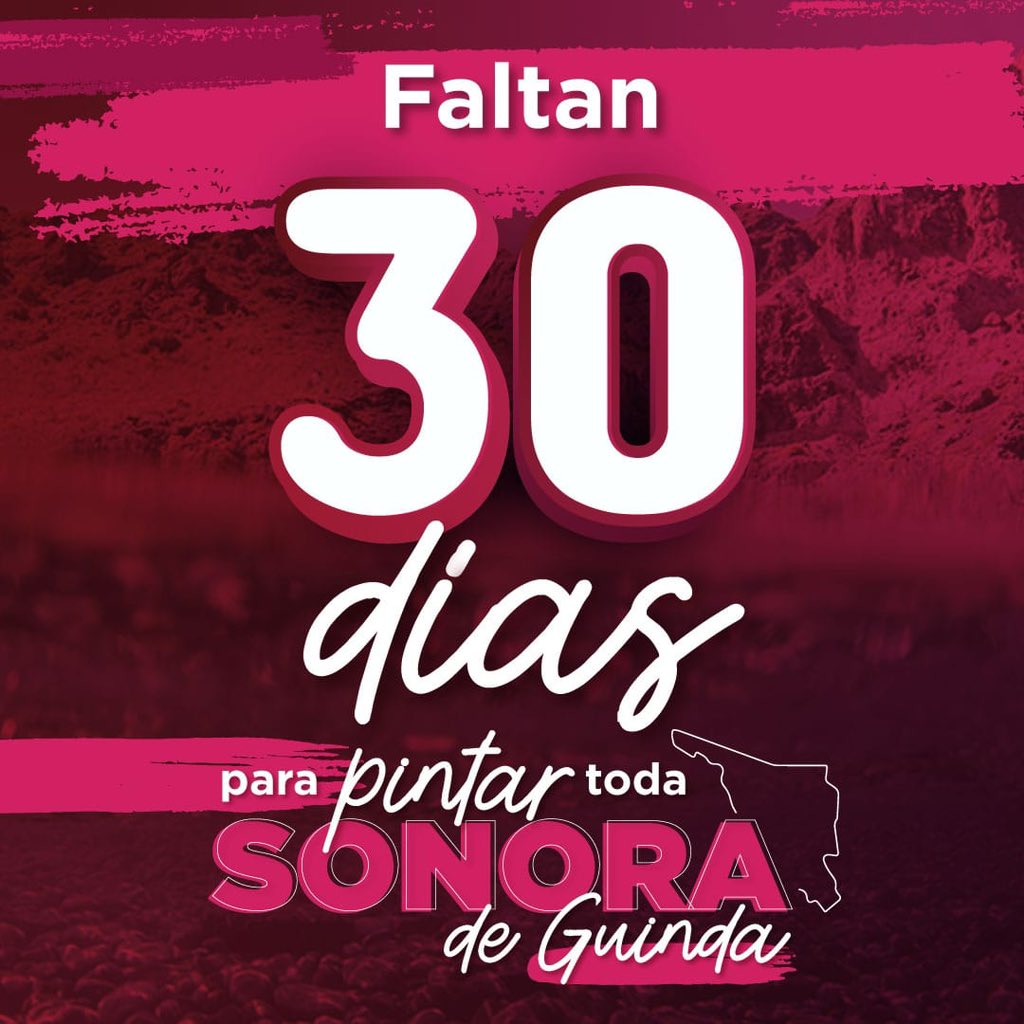 Solo quedan 30 días para que siga la transformación en Sonora y todo México. 🇲🇽 

¡Unidos ganaremos este 2 de junio! 

#MásBienestarMásMorena
#SigamosHaciendoHistoria
#ActivadosPorSonora
#SonoraEsGuinda
#NogalesEsGuinda