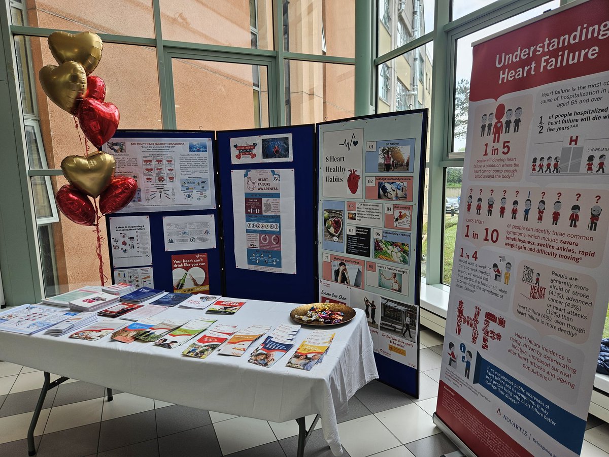 Naas General Hospital playing their part in promoting heart failure awareness today. #BumpUpThePump #DetectTheUndetected #HeartFailureAwarenessDays <a href="/IAHFNurses/">Irish Association of Heart Failure Nurses</a> <a href="/INCAnursing/">Irish Nurses Cardiovascular Association</a> <a href="/murphy2_anne/">Anne.murphy2@hse.ie</a> @DMHospitalGroup <a href="/O2Michelle1/">Michelle Carey</a> Jincy Jose