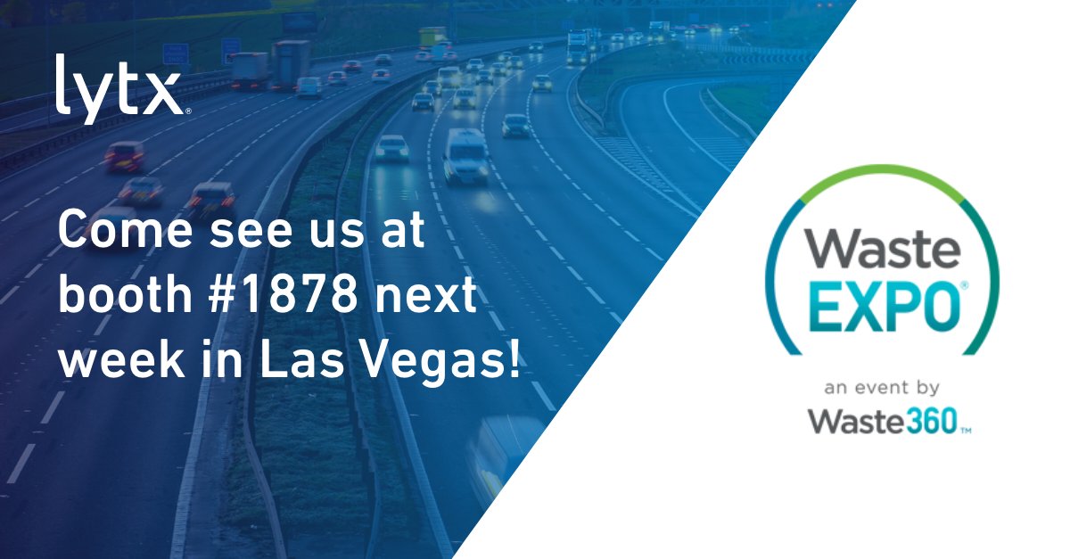 We hope to see you at the @Waste_Expo 2024 event in Las Vegas next week! Stop by Booth #1878 to meet our Lytx experts and learn how intelligent video and advanced AI have revolutionized fleet safety and operations. bit.ly/2VCyOMJ
