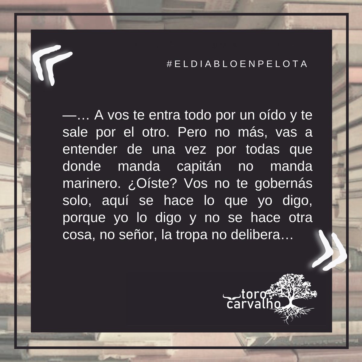 torocarvalho's tweet photo. Tremenda habilidad esa que tenían las abuelas de regañar, echar cantaleta o aconsejar, hilando dichos y refranes.
¡Qué belleza la cultura paisa!
Qué tristeza que se esté perdiendo.
Aparte de #EldiabloEnPelota

#amoescribir #literaturacolombiana #literaturapaisa #paisa #cultura https://t.co/yvJY39ZbID