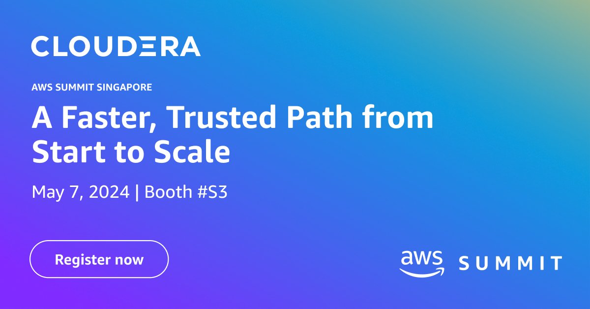 Join us next week at #AWSSummit Singapore as we connect over innovation and the evolution in cloud. Swing by booth #S3 to meet with one of our experts. Register: spr.ly/6018jPE0C