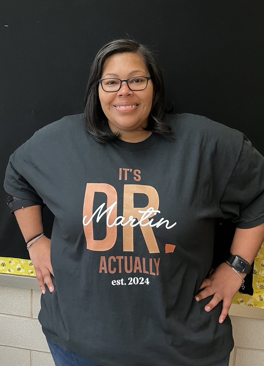 So, so proud of <a href="/DocMartin2024/">Kria</a> who defended her dissertation yesterday to become Dr. Martin!! What a role model for our Bedford Bees!!!!!
