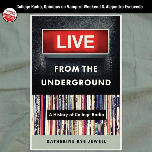 We go way left of the dial on this week's @soundopinions and dish with former college DJ and current college profesor Katherine Rye Jewell on college radio's inspiring past and uncertain future. bit.ly/3JFZNOJ