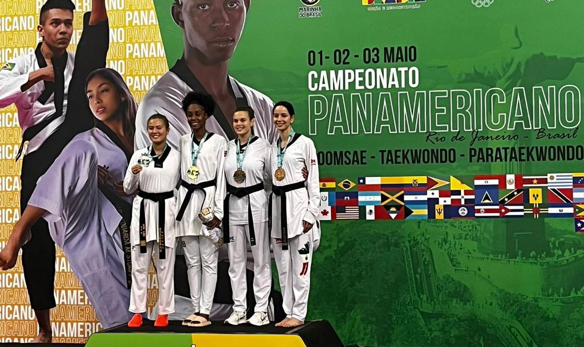 La Selección Nacional cosechó un oro, una plata y cuatro bronces, en el Campeonato Panamericano de Río de Janeiro. 🥇Brenda Costa Rica (-46 kg) 🥈Damián Cortés (-58 kg) 🥉Victoria Heredia (-73 kg) 🥉Paloma García (+73 kg) 🥉Rubén Nava (-74 kg) 🥉Angelberto García (-54 kg)